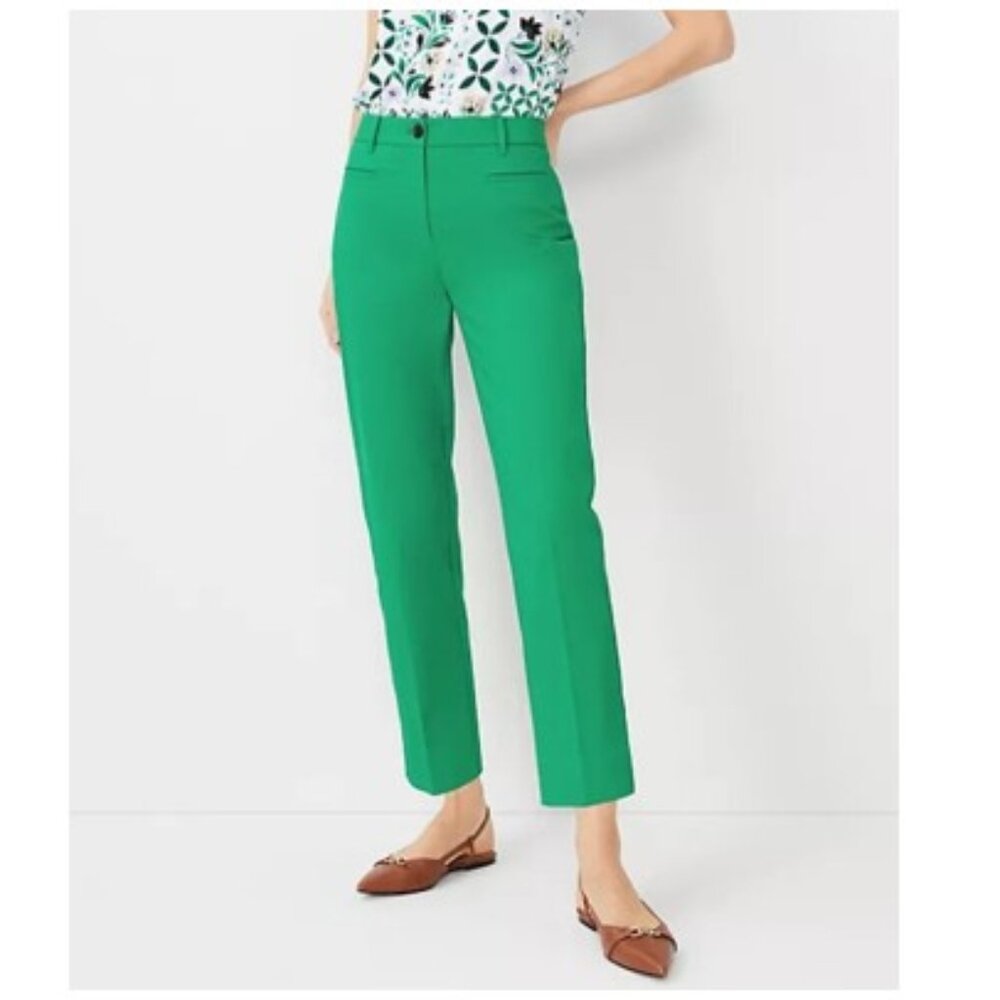 Ann Taylor Cotton Crop Pants - Curvy Fit (NWT)